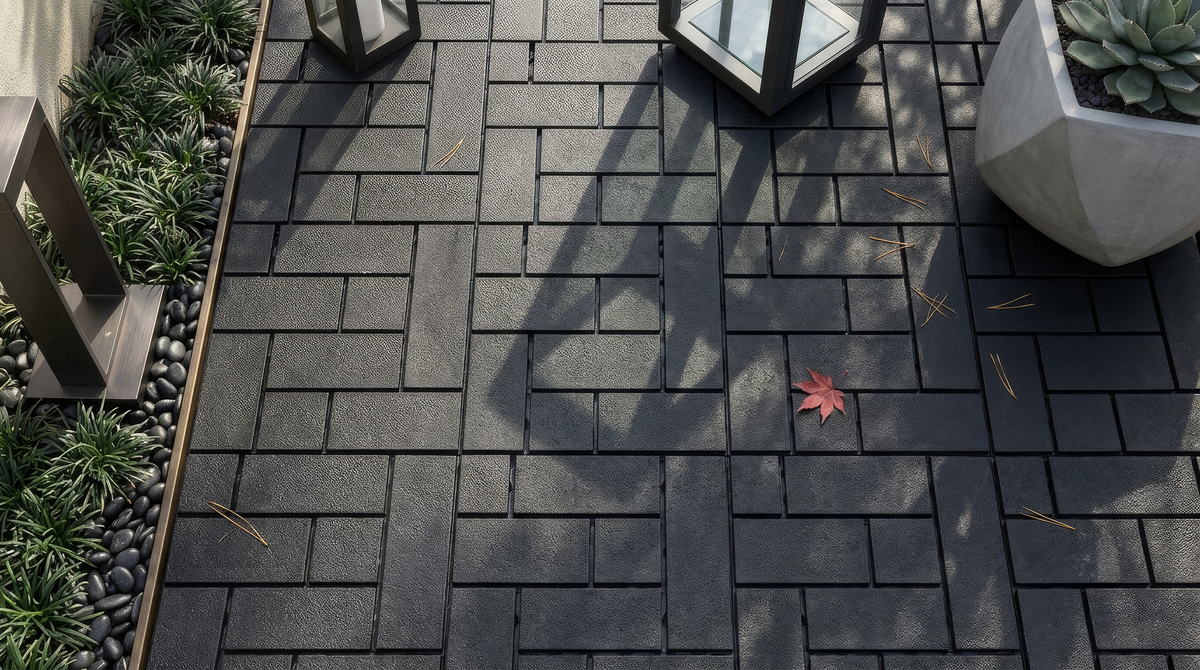 Interlocking Composite Deck Tiles