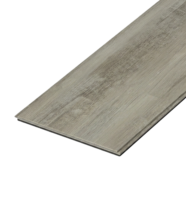 Dentine SPC vinyl flooring, single plank shown at an angle.