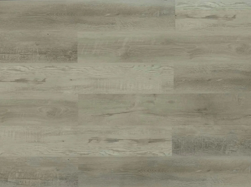 Dentine SPC vinyl flooring, top view of the staggered plank pattern.