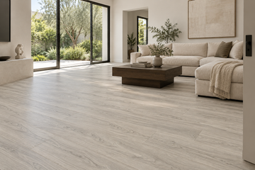 Roswell Laminate Flooring — TF6604-F — daytime living room. AI interior visualization based on original supplier finish photos.