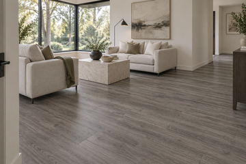 Toucan TFGD 202 Glue-Down Vinyl Flooring — TFGD 202 — daytime living room. AI interior visualization based on original supplier finish photos.