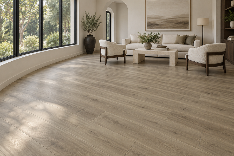 Smoked Oak SPC Vinyl Flooring