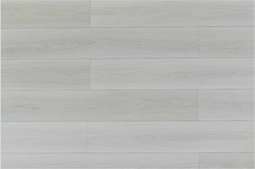 Cornsilk SPC vinyl flooring, top view of the staggered plank pattern.