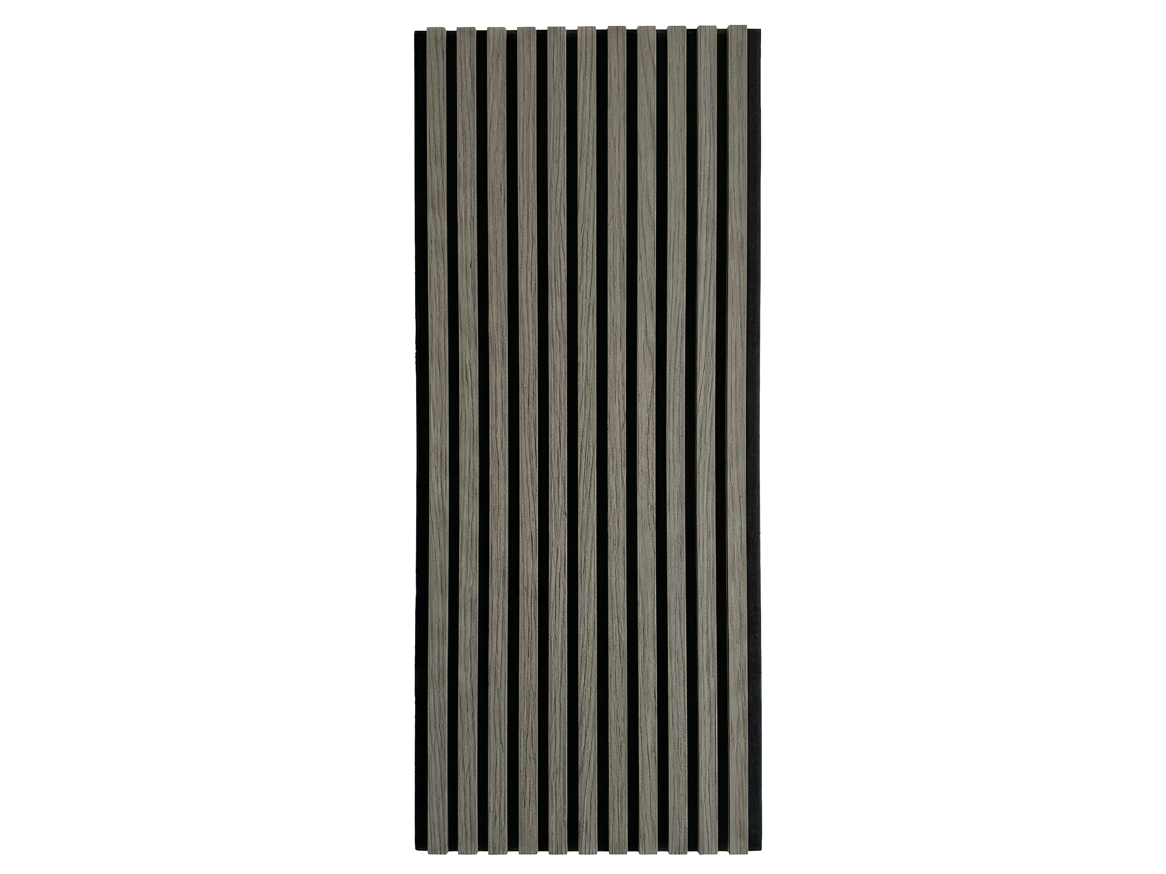 Cloud Grey — full wood slat acoustic panel