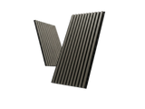 Cloud Grey – Wood Slat Acoustic Wall Panels (2-Pack)